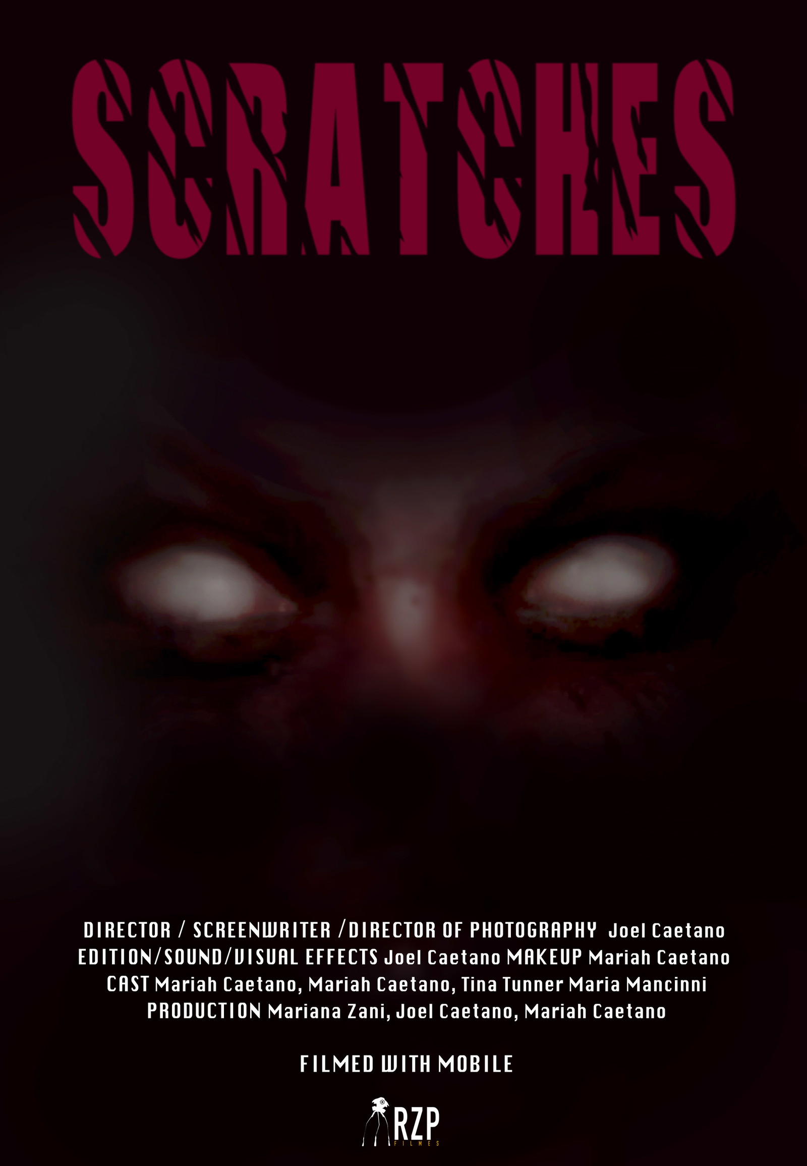 Poster for SCRATCHES, a 2018 Horror short film, directed by Joel Caetano, on The Short Film Show