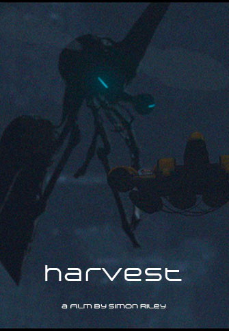 Poster for Harvest, a 2015 Sci-Fi short film, directed by Simon Riley, on The Short Film Show