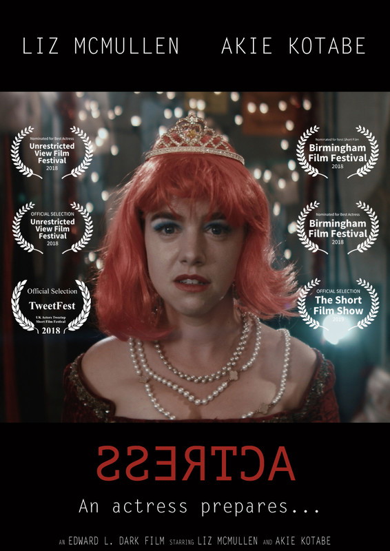 Poster for Actress, a 2017 Fantasy short film, directed by Edward L Dark, on The Short Film Show