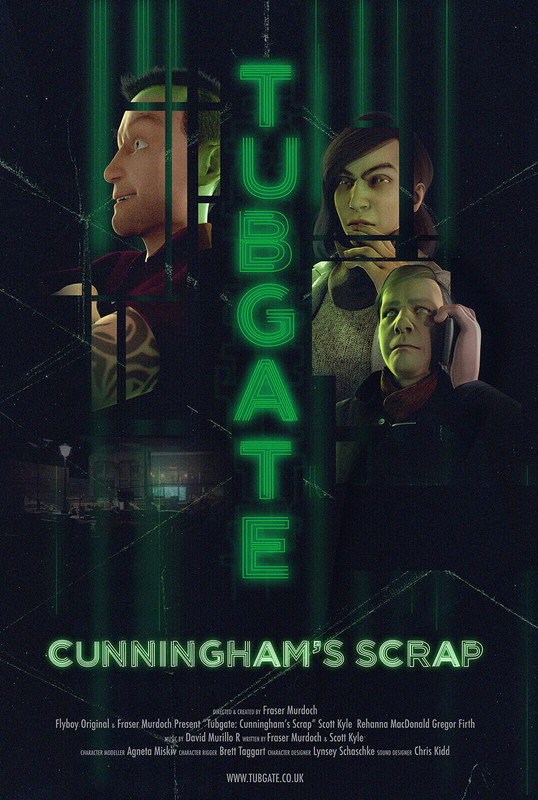 Poster for Tubgate: Cunningham's Scrap, a 2018 Comedy short film, directed by Fraser Murdoch, on The Short Film Show