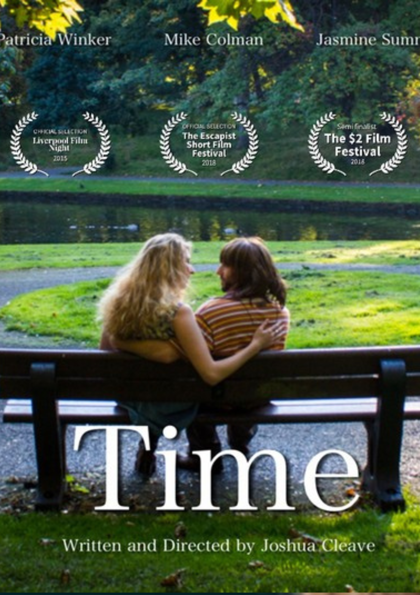 Poster for Time, a 2016 Romance short film, directed by Joshua Cleave, on The Short Film Show