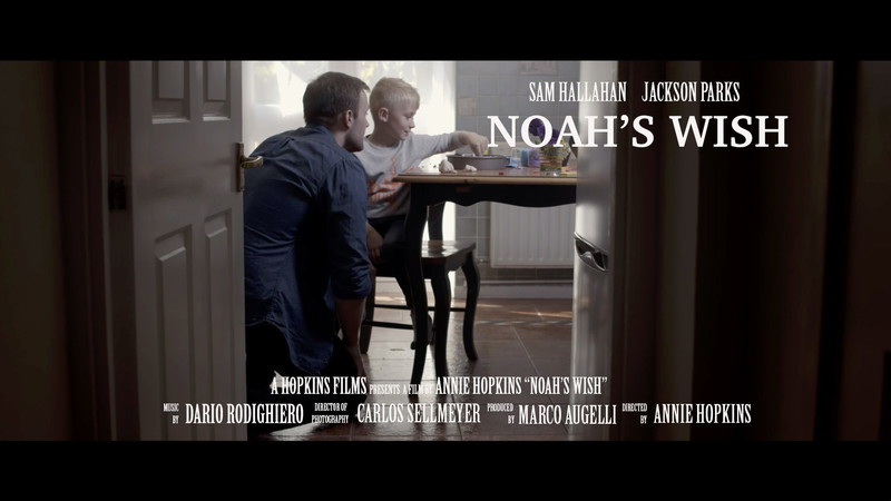 Poster for Noah's Wish, a 2018 Drama short film, directed by Annie Hopkins, on The Short Film Show