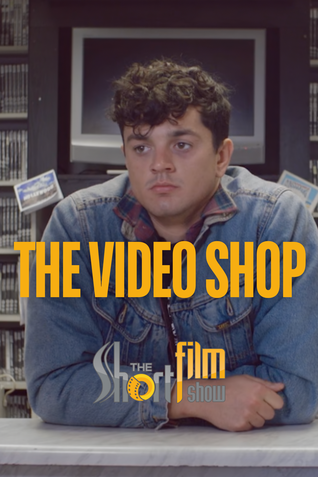 Poster for The Video Shop, a 2017 Comedy short film, directed by Kyran Davies, on The Short Film Show