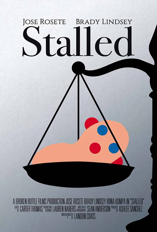 Poster for Stalled, a 2017 Drama short film, directed by Landon Coats, on The Short Film Show