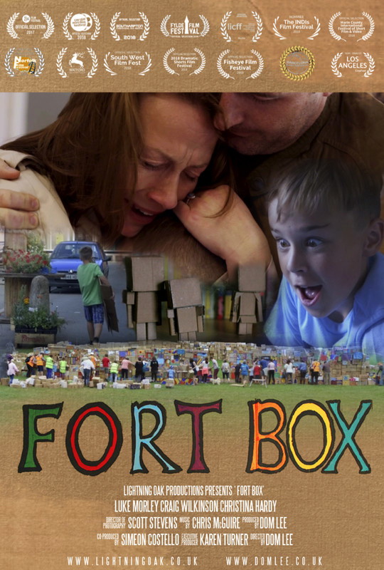 Poster for Fort Box, a 2017 Drama short film, directed by Dom Lee, on The Short Film Show