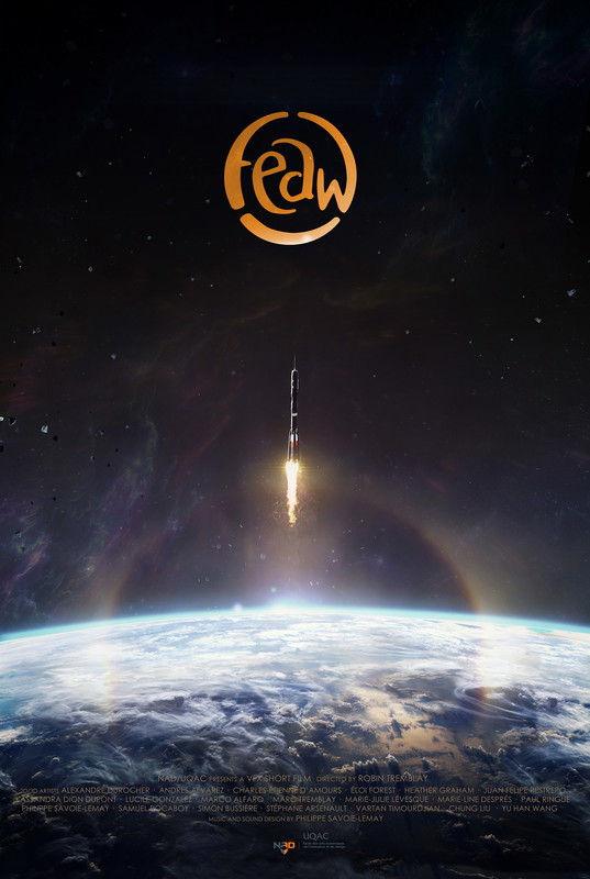 Poster for FEAW, a 2018 Sci-Fi short film, directed by Robin Tremblay, on The Short Film Show