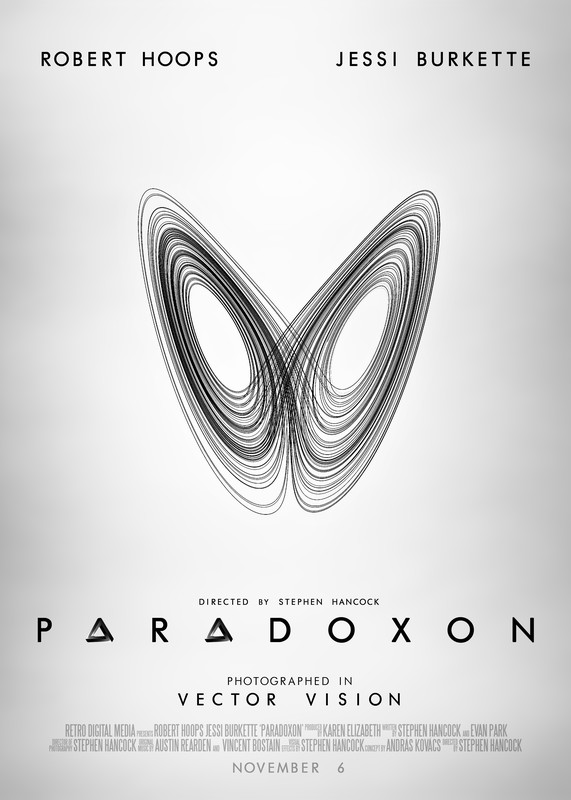 Poster for Paradoxon, a 2017 Thriller short film, directed by Stephen Hancock, on The Short Film Show