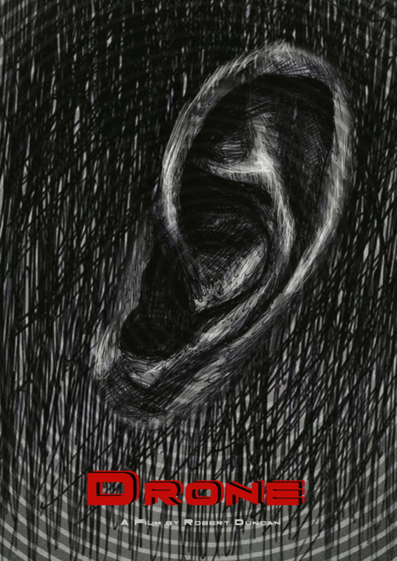 Poster for Drone, a 2016 Horror short film, directed by Robert Duncan, on The Short Film Show