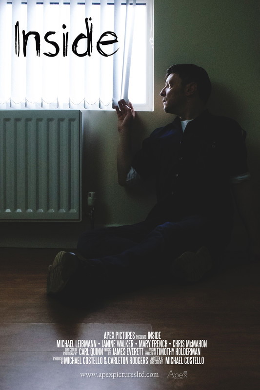 Poster for Inside, a 2017 Drama short film, directed by Michael Costello, on The Short Film Show
