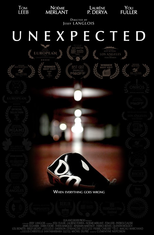 Poster for Unexpected, a 2017 Drama short film, directed by Jessy LANGLOIS, on The Short Film Show