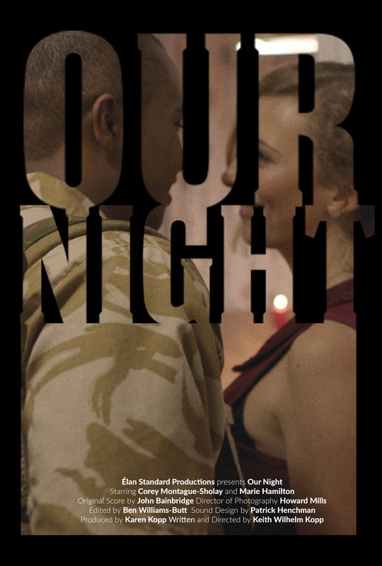 Poster for Our Night, a 2017 Drama short film, directed by Keith Wilhelm Kopp, on The Short Film Show