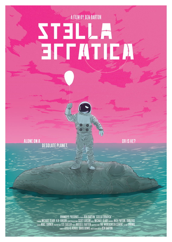 Poster for Stella Erratica, a 2017 Sci-Fi short film, directed by Ben Barton, on The Short Film Show