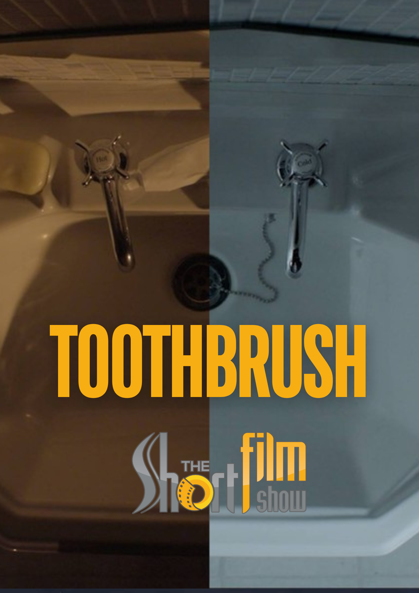 Poster for Toothbrush, a 2016 Drama short film, directed by Harris Alvi, on The Short Film Show