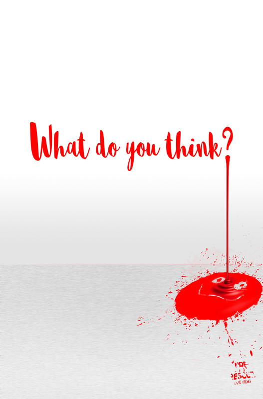 Poster for What Do You Think?, a 2018 Comedy short film, directed by Aaron Weinstein, on The Short Film Show