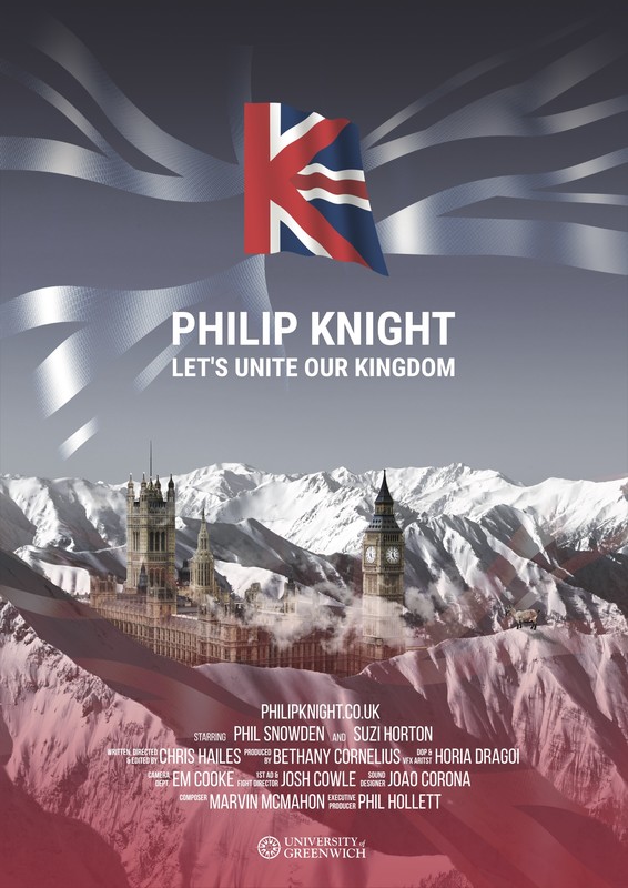 Poster for Philip Knight, a 2017 Thriller short film, directed by Chris Hailes, on The Short Film Show