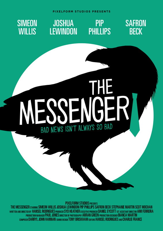 Poster for The Messenger, a 2017 Comedy short film, directed by Hansel Rodrigues, on The Short Film Show