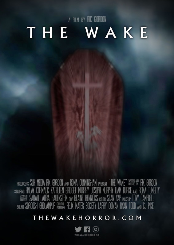 Poster for The Wake, a 2017 Horror short film, directed by Rik Gordon, on The Short Film Show