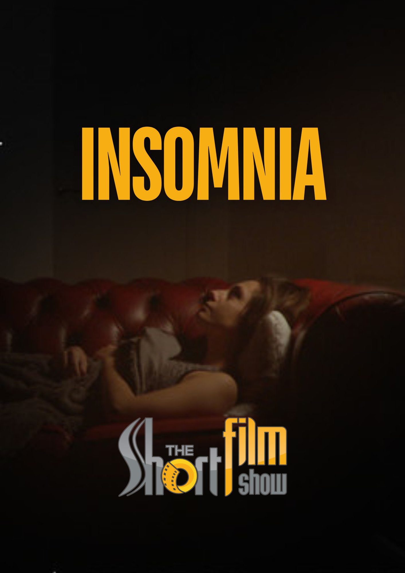 Poster for Insomnia, a 2018 Horror short film, directed by Joe Eastley, on The Short Film Show