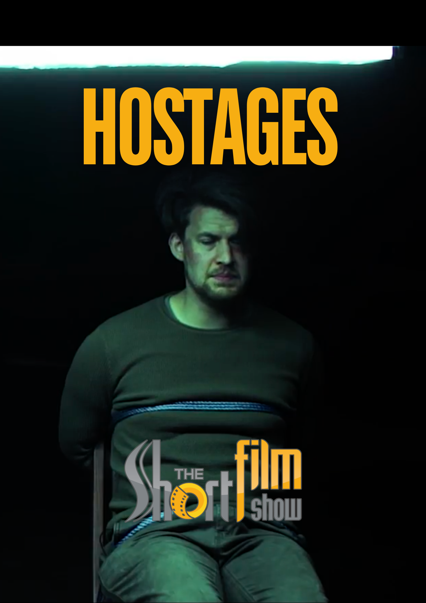 Poster for Hostages, a 2017 Comedy short film, directed by Rebecca Winkler, on The Short Film Show