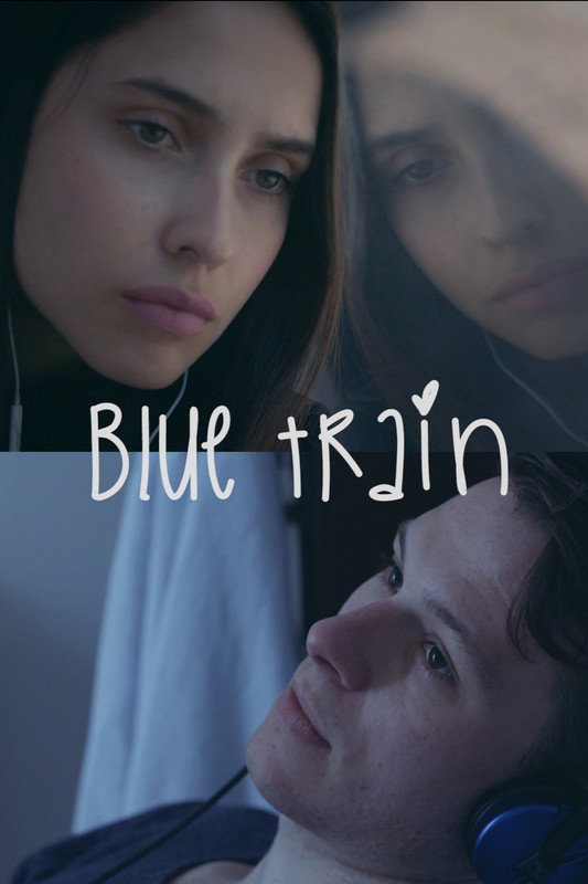 Poster for Blue Train, a 2017 Music short film, directed by Lee Squires, on The Short Film Show