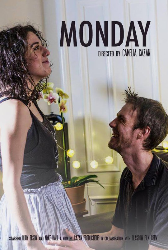 Poster for MONDAY, a 2017 Comedy short film, directed by Camelia Cazan, on The Short Film Show