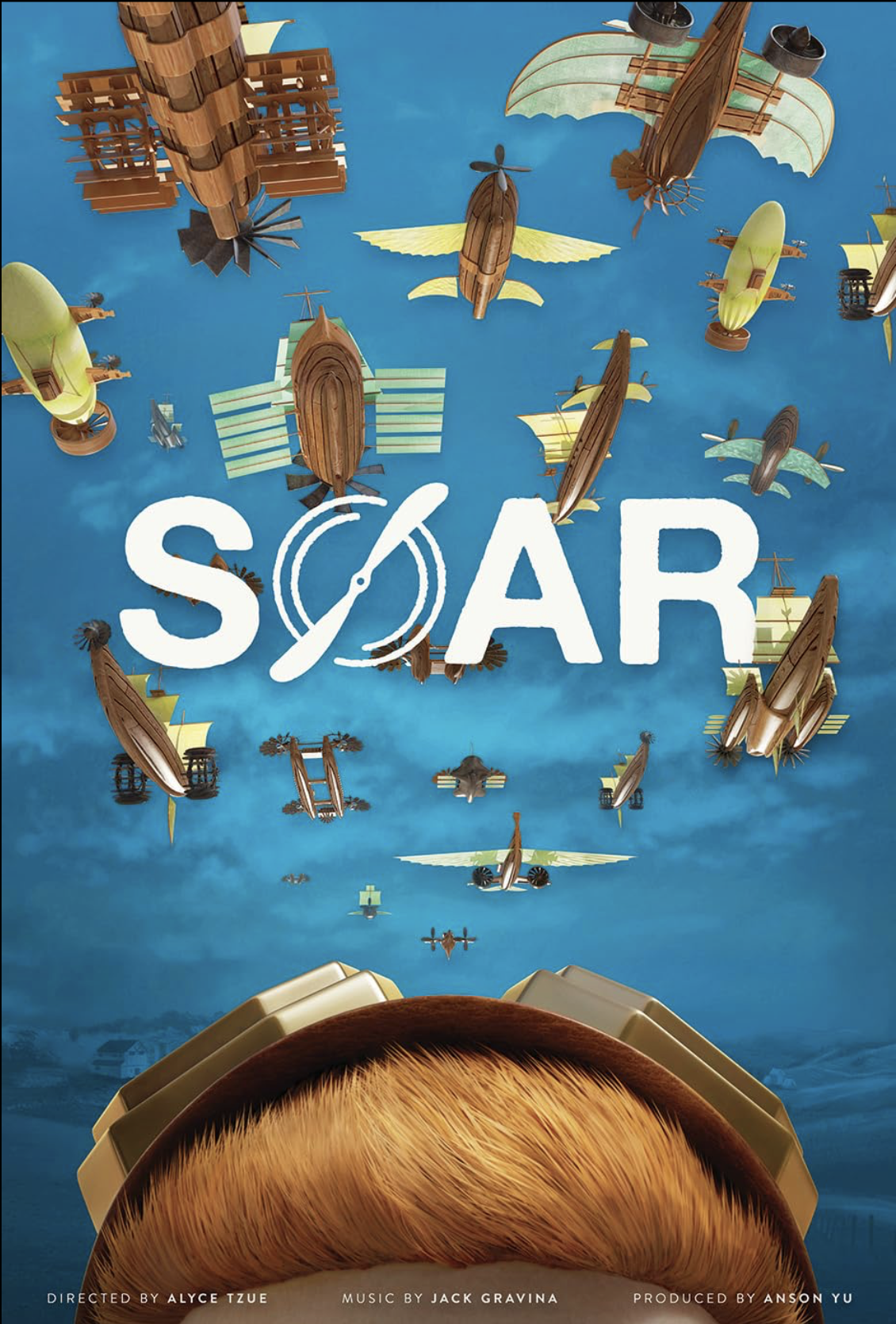 Poster for Soar, a Animation short film, directed by Alyce Tzue, on The Short Film Show