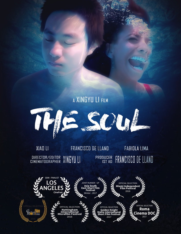 Poster for The Soul, a 2017 Romance short film, directed by Xingyu Li, on The Short Film Show