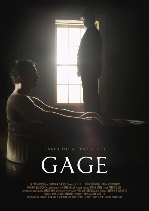 Poster for Gage, a 2025 Drama short film, directed by Keith Wilhelm Kopp, on The Short Film Show