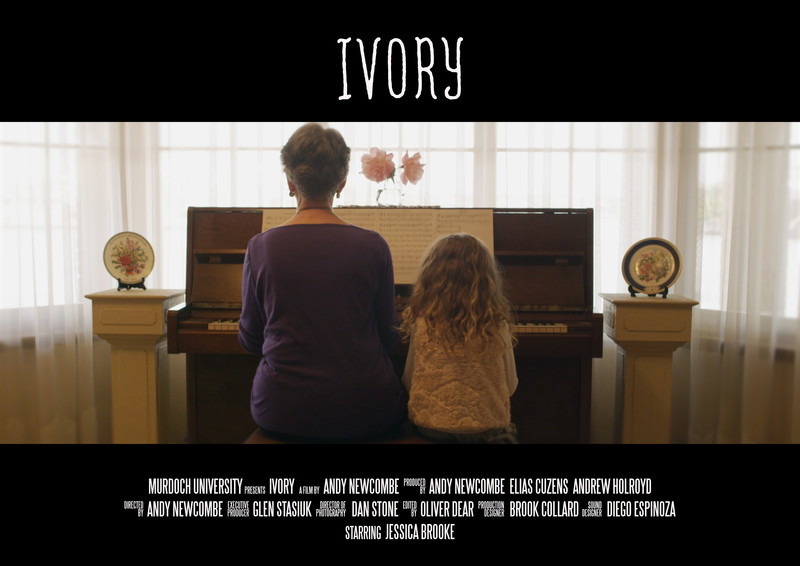Poster for Ivory, a 2019 Drama short film, directed by Andy Newcombe, on The Short Film Show