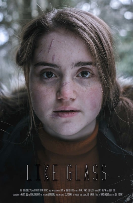 Poster for Like Glass, a 2018 Drama short film, directed by Adam Spinks, on The Short Film Show