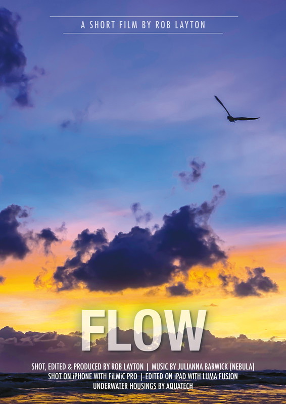 Poster for Flow, a 2019 Documentary short film, directed by Rob Layton, on The Short Film Show