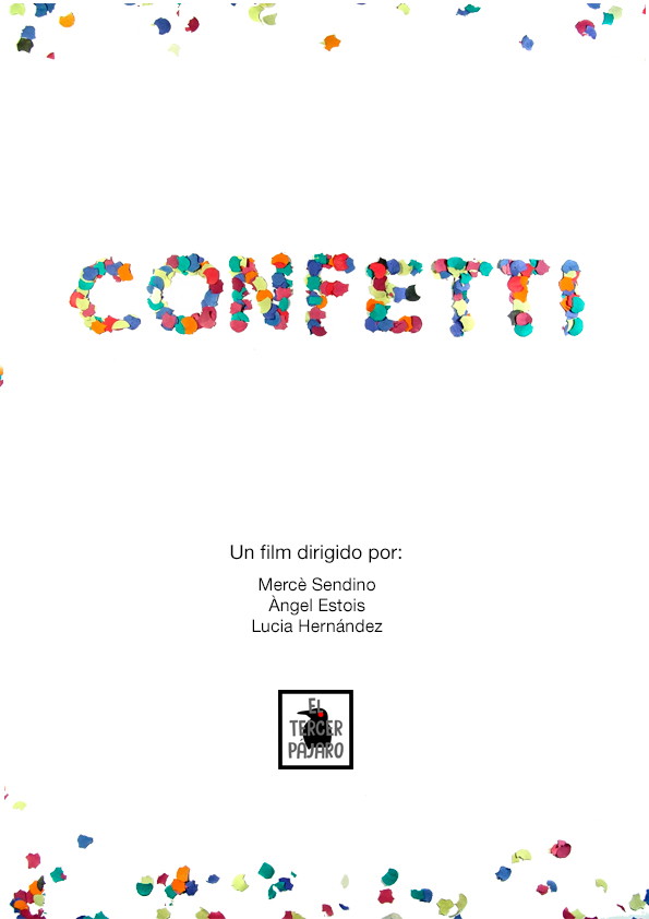 Poster for Confetti, a 2018 Animation short film, directed by Àngel Estois, on The Short Film Show