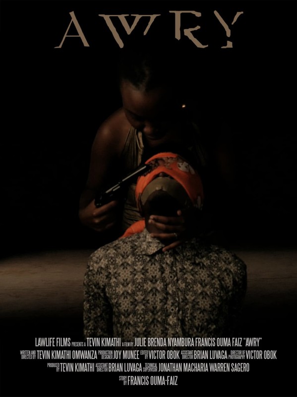 Poster for Awry, a 2019 Drama short film, directed by Tevin Kimathi, on The Short Film Show