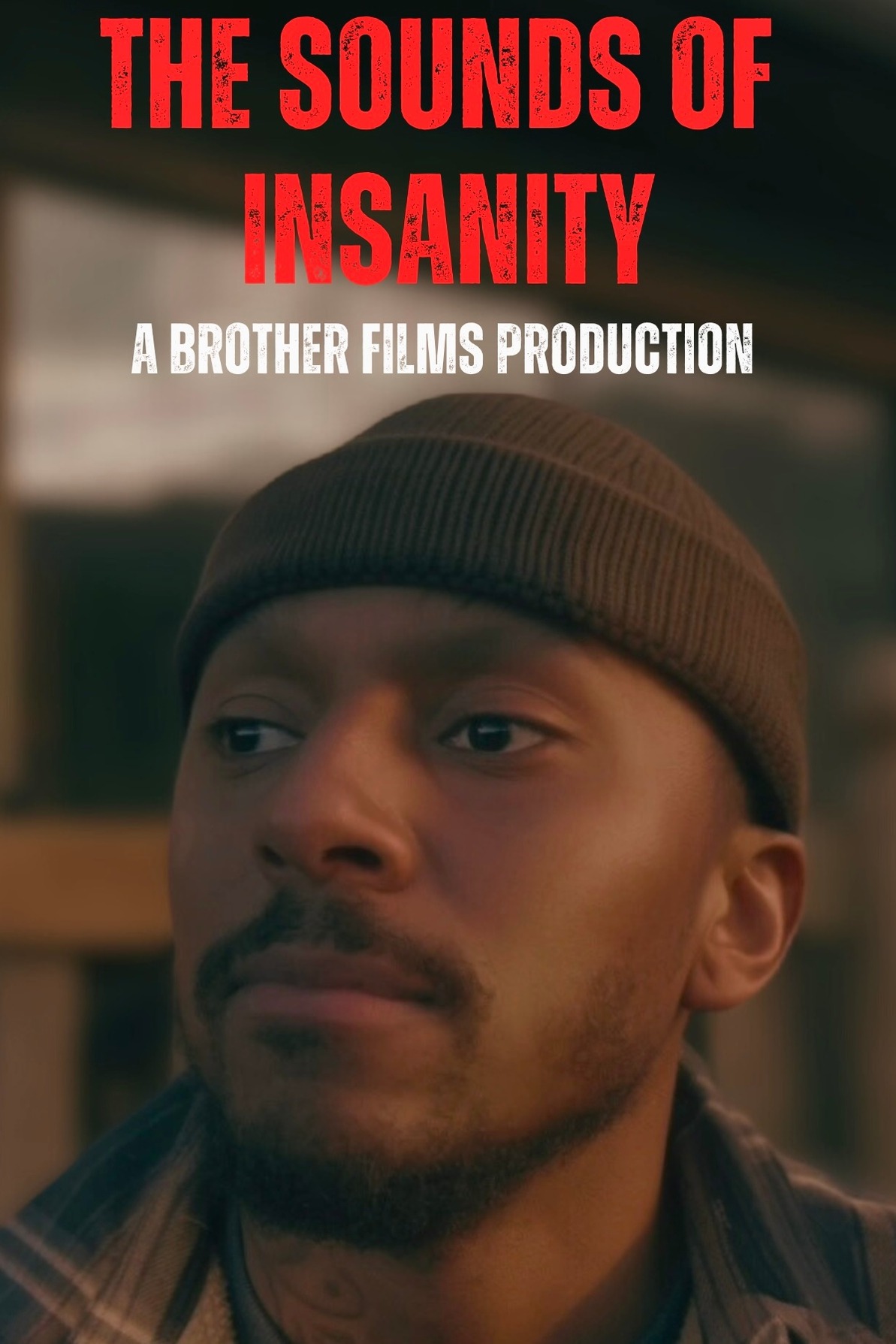 Poster for The Sounds Of Insanity, a 2025 Thriller short film, directed by Antoine Morgan, on The Short Film Show