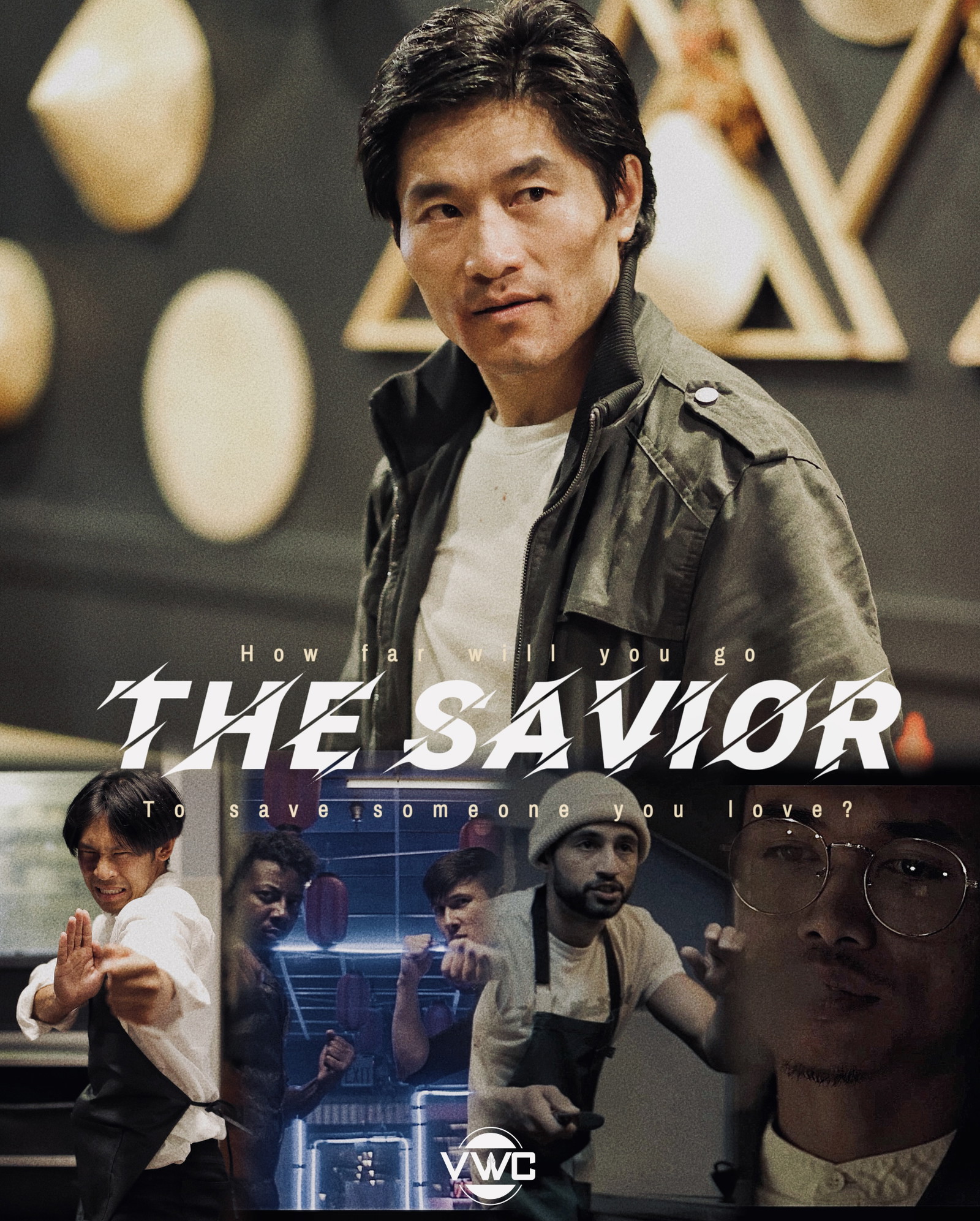 Poster for THE SAVIOR, a 2024 Action short film, directed by Liam Forrest, on The Short Film Show