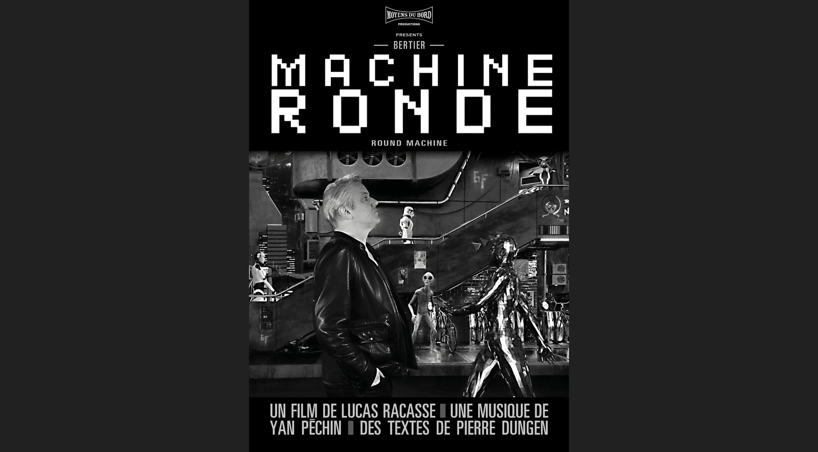 Poster for ROUND MACHINE, a 2024 Surreal short film, directed by Lucas Racasse, on The Short Film Show
