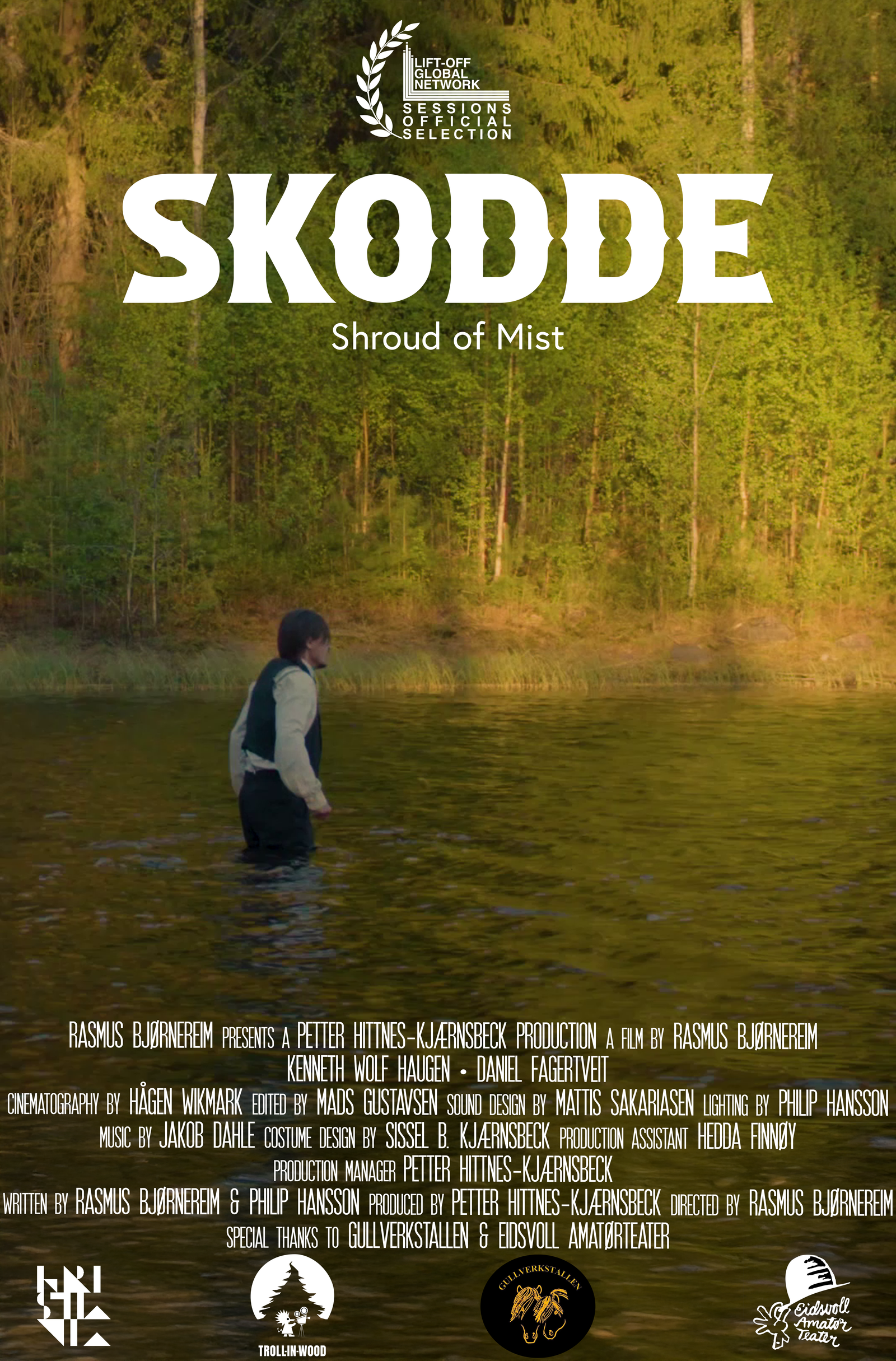 Poster for Shroud of Mist, a 2024 Drama short film, directed by Rasmus Bjørnereim, on The Short Film Show