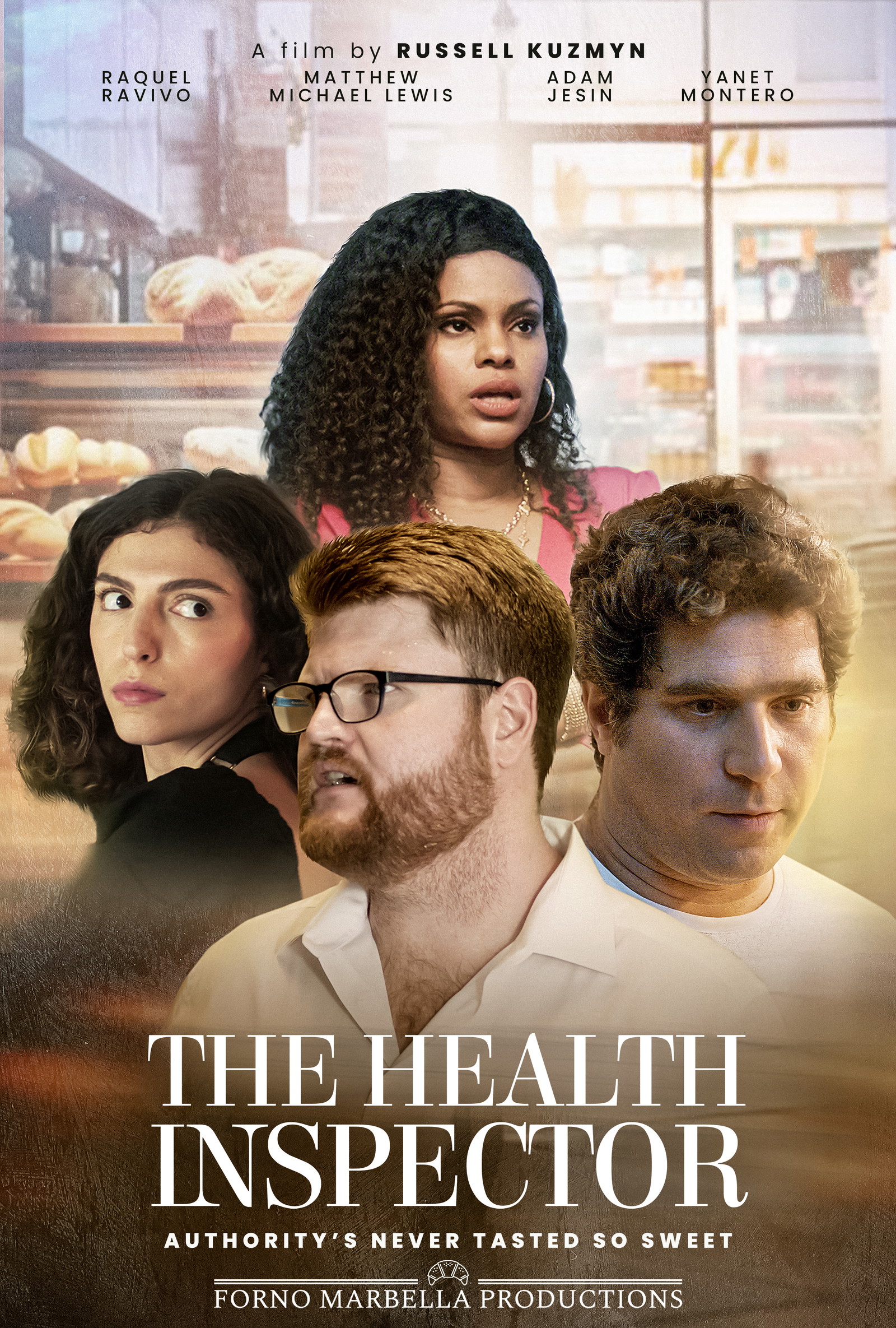 Poster for The Health Inspector, a 2025 Drama short film, directed by Russell Kuzmyn, on The Short Film Show