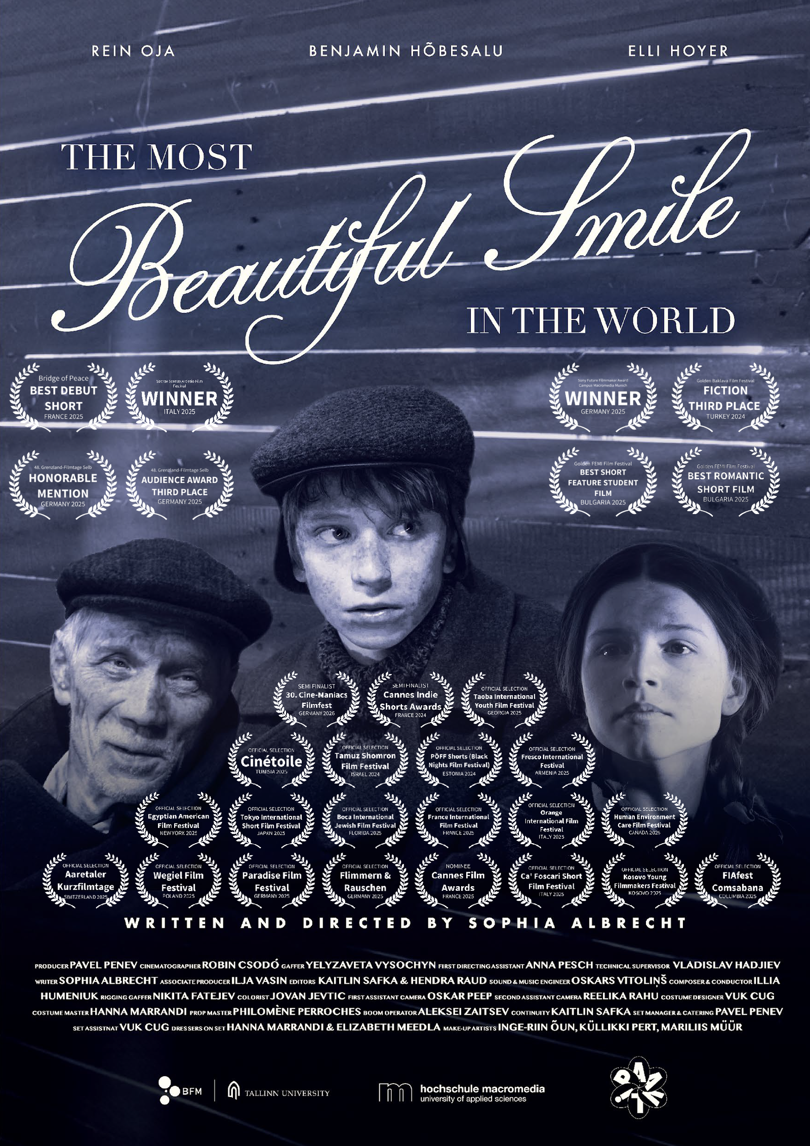 Poster for Beautiful Smile, a 2024 Coming-Of-Age short film, directed by Sophia Albrecht, on The Short Film Show