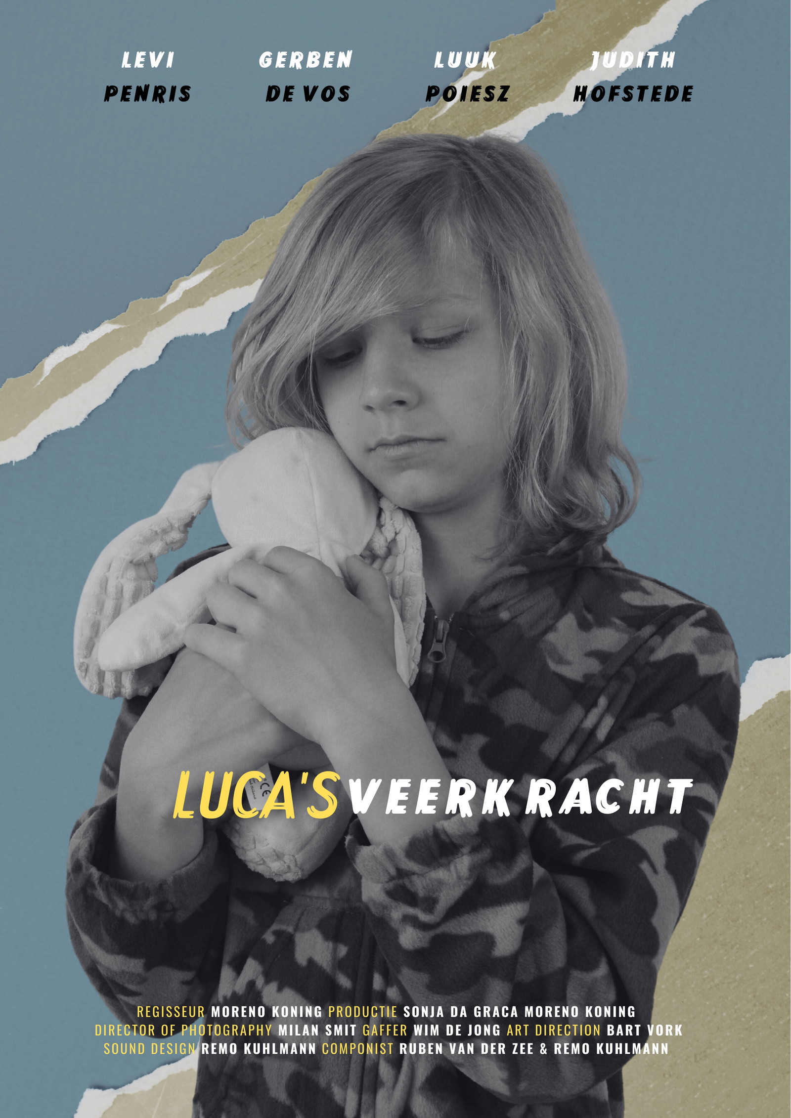 Poster for Luca's Resilience, a 2023 Drama short film, directed by Moreno Koning, on The Short Film Show