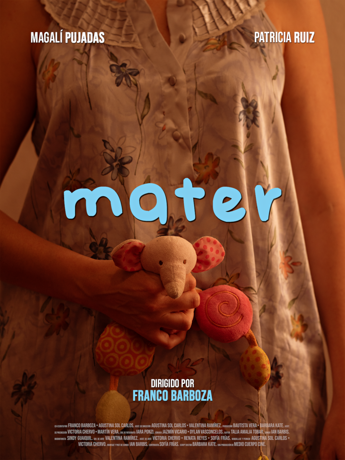 Poster for MATER, a 2025 Thriller short film, directed by Franco Barboza, on The Short Film Show