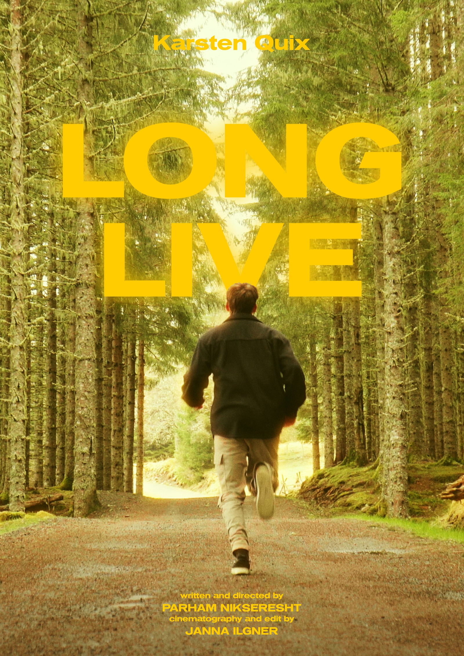 Poster for Long Live, a 2024 Music short film, directed by Parham Nikseresht, on The Short Film Show