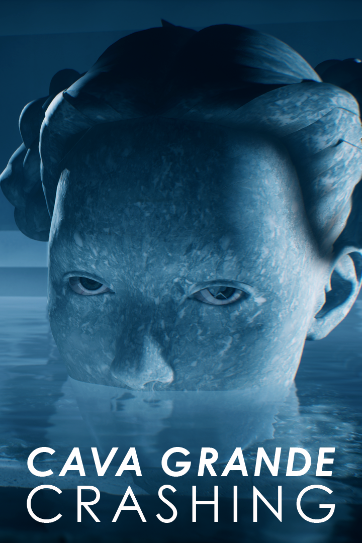 Poster for Cava Grande - Crashing, a 2025 Surreal short film, directed by Tan Tuncag, on The Short Film Show