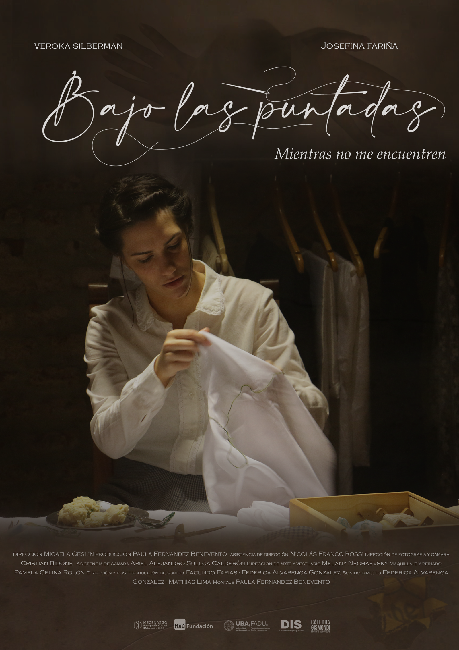 Poster for  Under the Stitches, a 2022 Drama short film, directed by Micaela Geslin, on The Short Film Show
