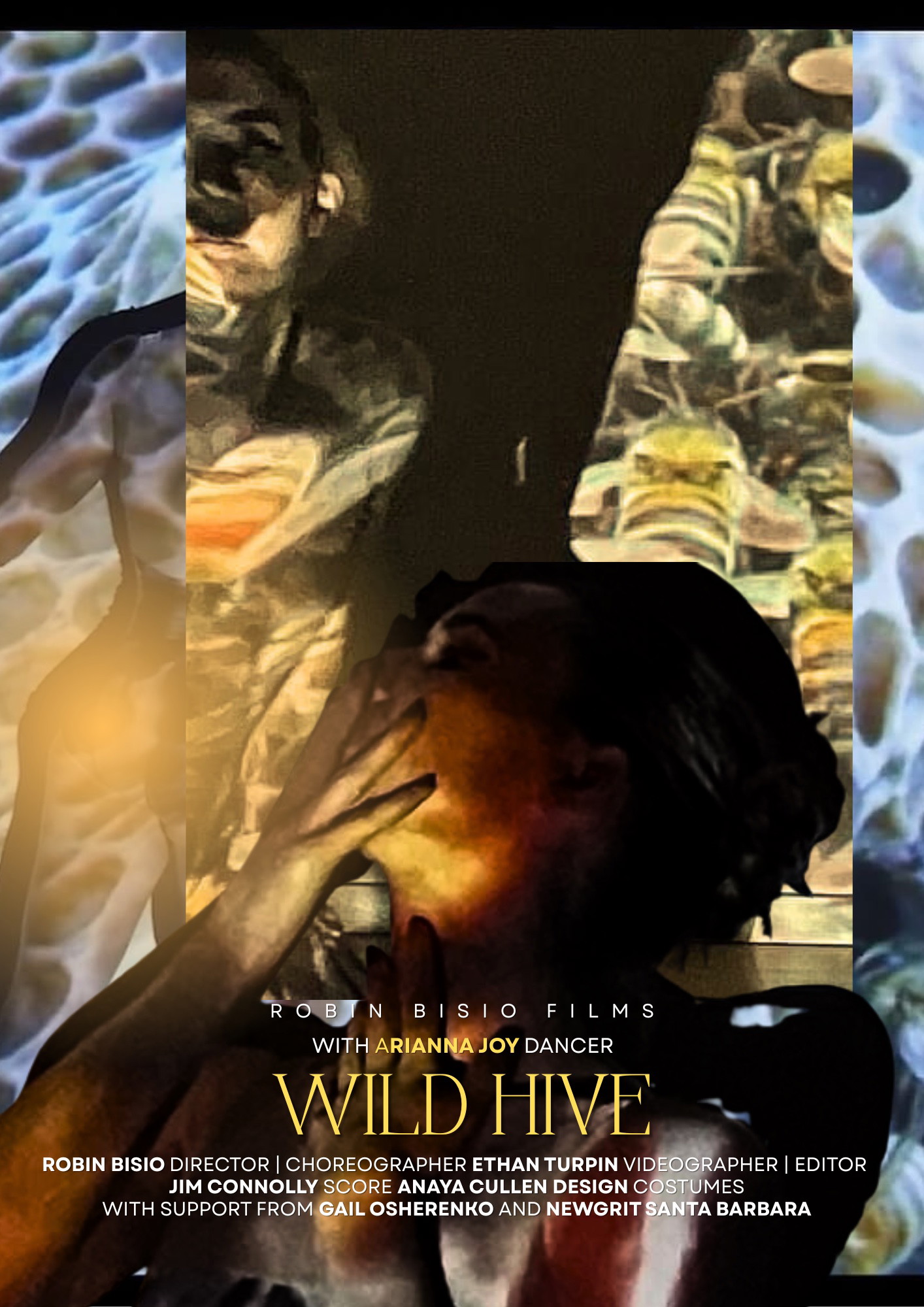 Poster for Wild Hive, a 2024 Experimental short film, directed by Robin Lancaster Bisio, on The Short Film Show