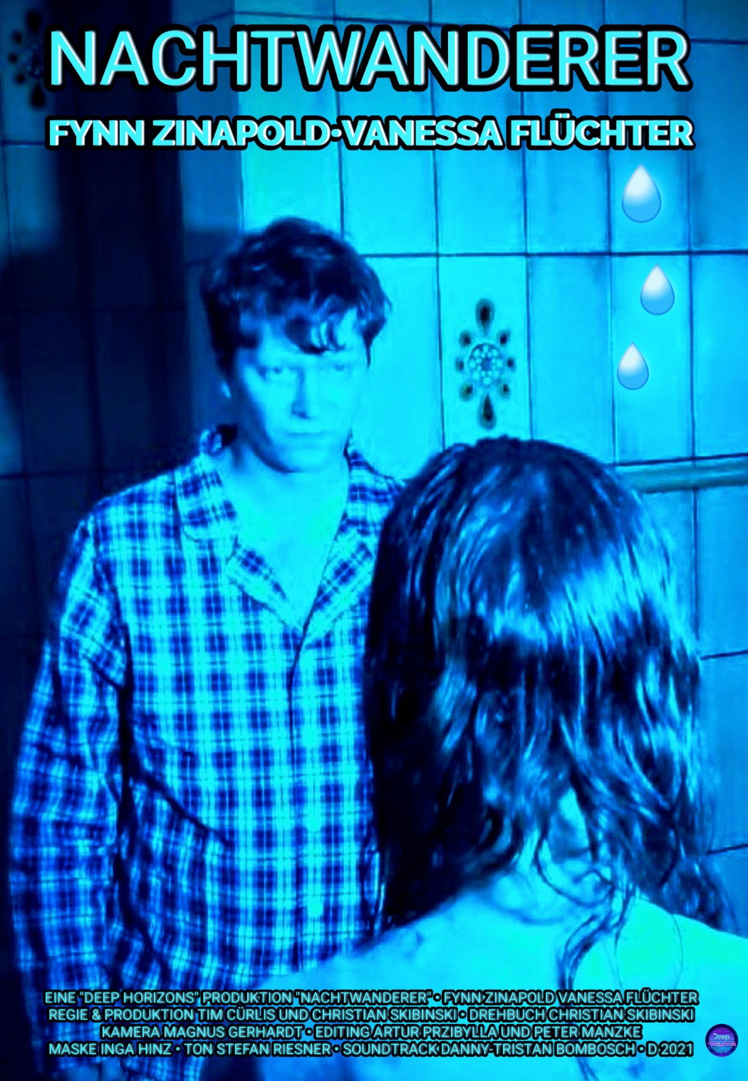 Poster for Nightwalker, a 2021 Horror short film, directed by Christian Skibinski, on The Short Film Show