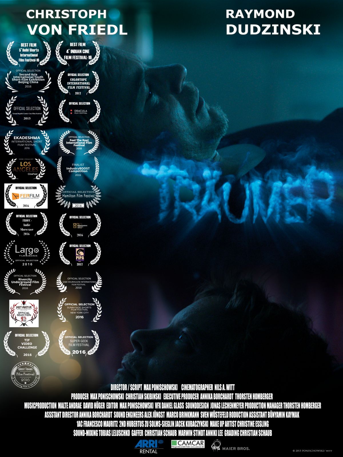 Poster for Dark Dreamer, a 2016 Fantasy short film, directed by Max Ponischowski, on The Short Film Show