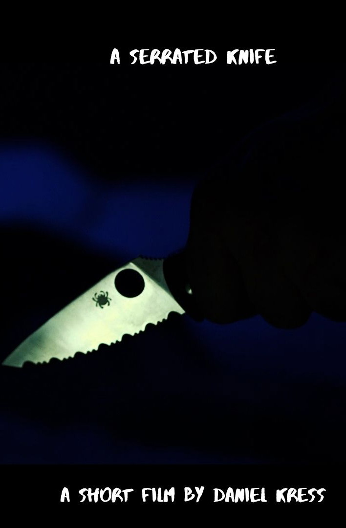 Poster for A Serrated Knife, a 2017 Psychological short film, directed by Daniel Kress, on The Short Film Show
