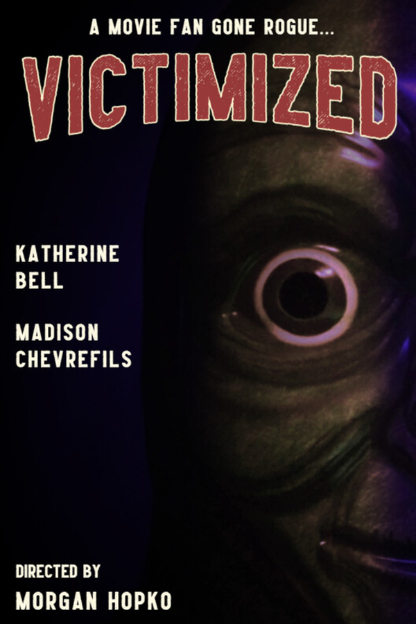 Poster for Victimized!, a 2024 Comedy short film, directed by Morgan Hopko, on The Short Film Show