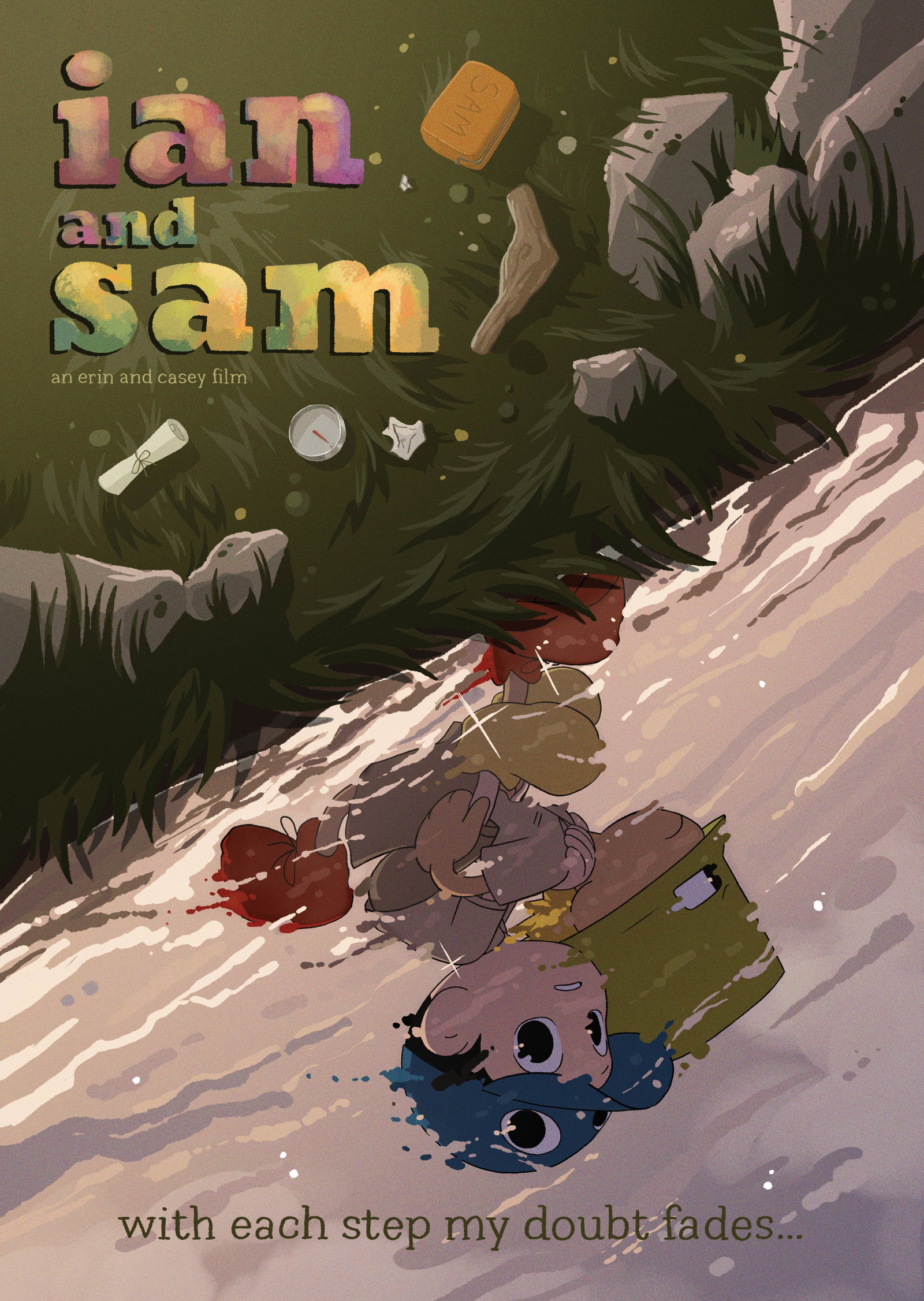 Poster for Ian and Sam, a 2024 Action short film, directed by Erin Yerin Kim, on The Short Film Show